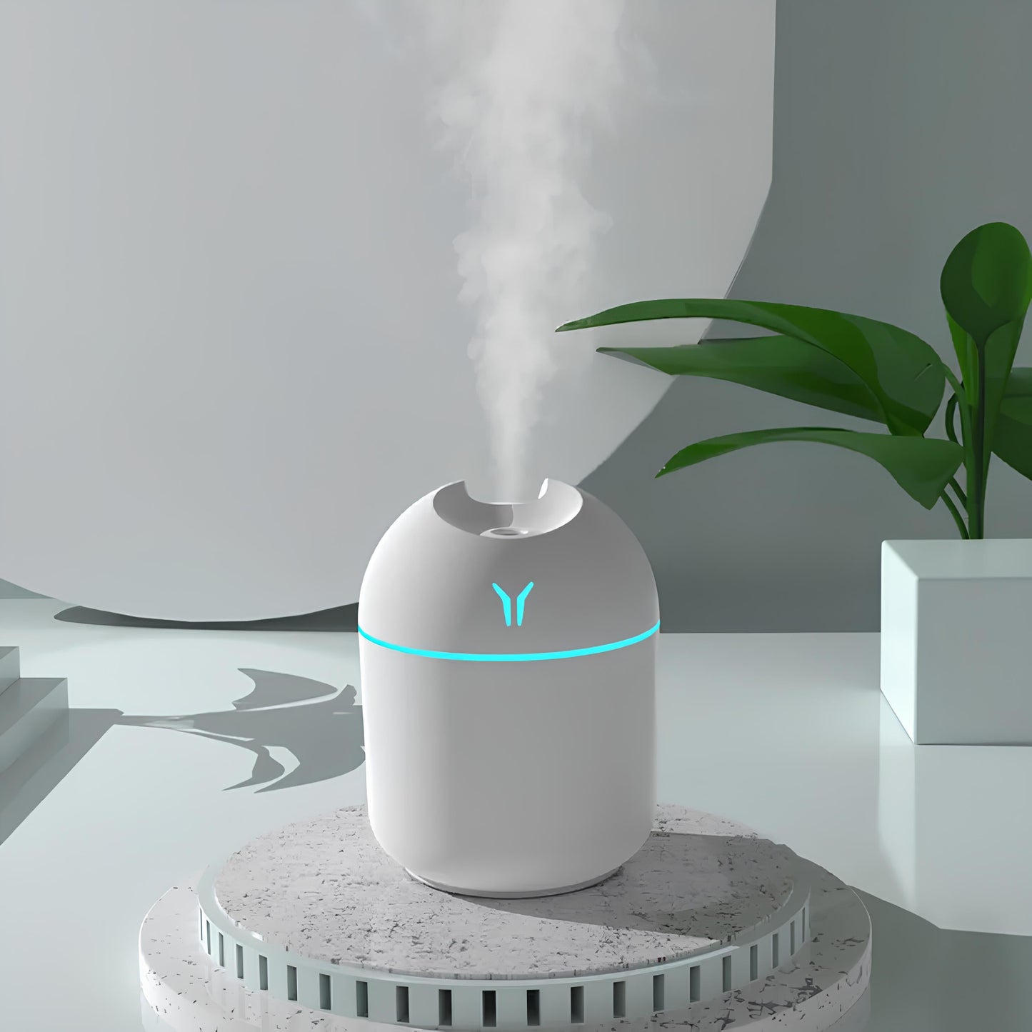 Portable Mini Air Humidifier – USB Desktop Humidifier for Car, Bedroom & Office