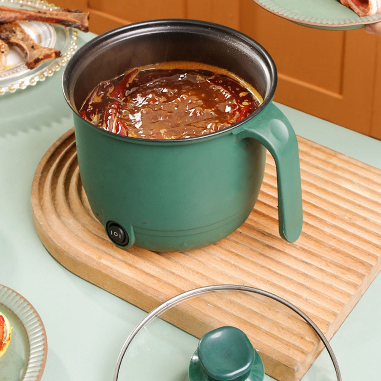 Multifunctional Mini Electric Cooking Hotpot