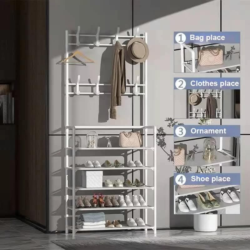 Multifunctional Coat & Shoe Rack