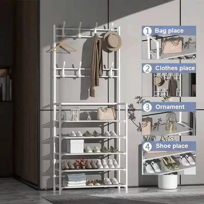 Multifunctional Coat & Shoe Rack
