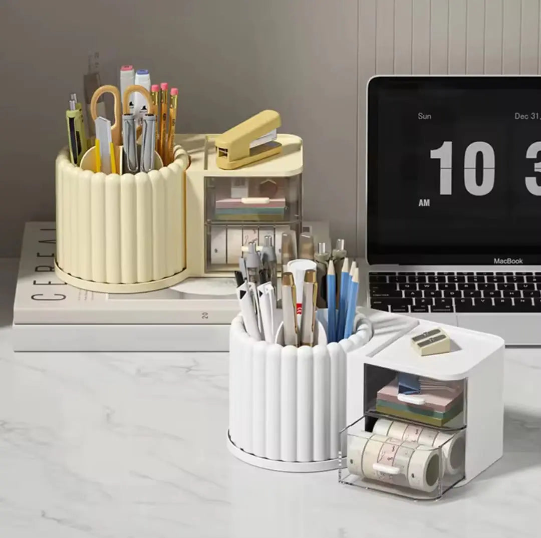 Multipurpose Nordic Style 360⁰ Rotating Makeup Brush Storage Holder