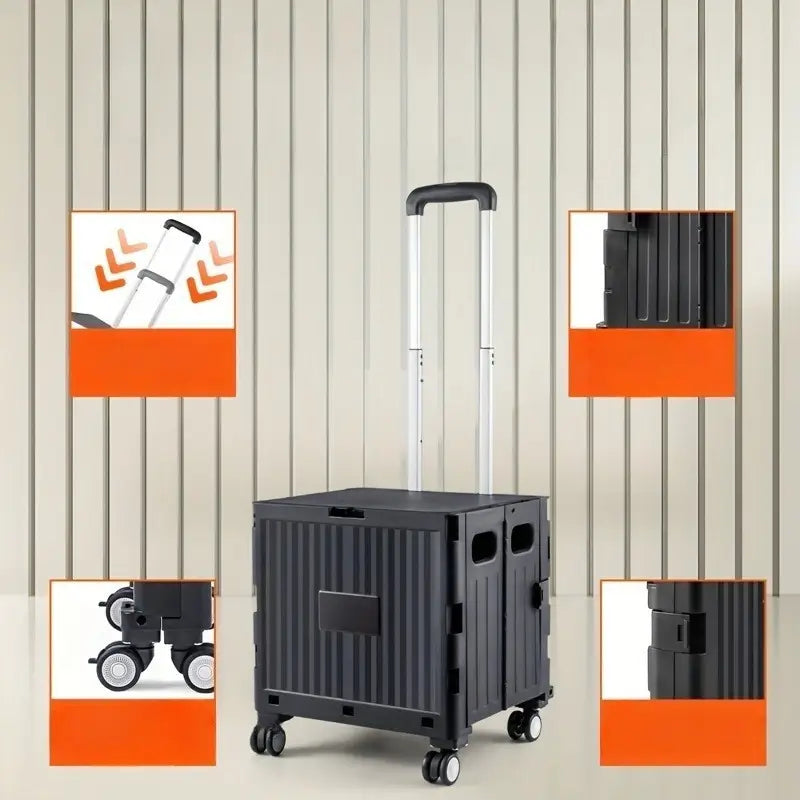 Outdoor Folding Storage Trolley Heavy Duty