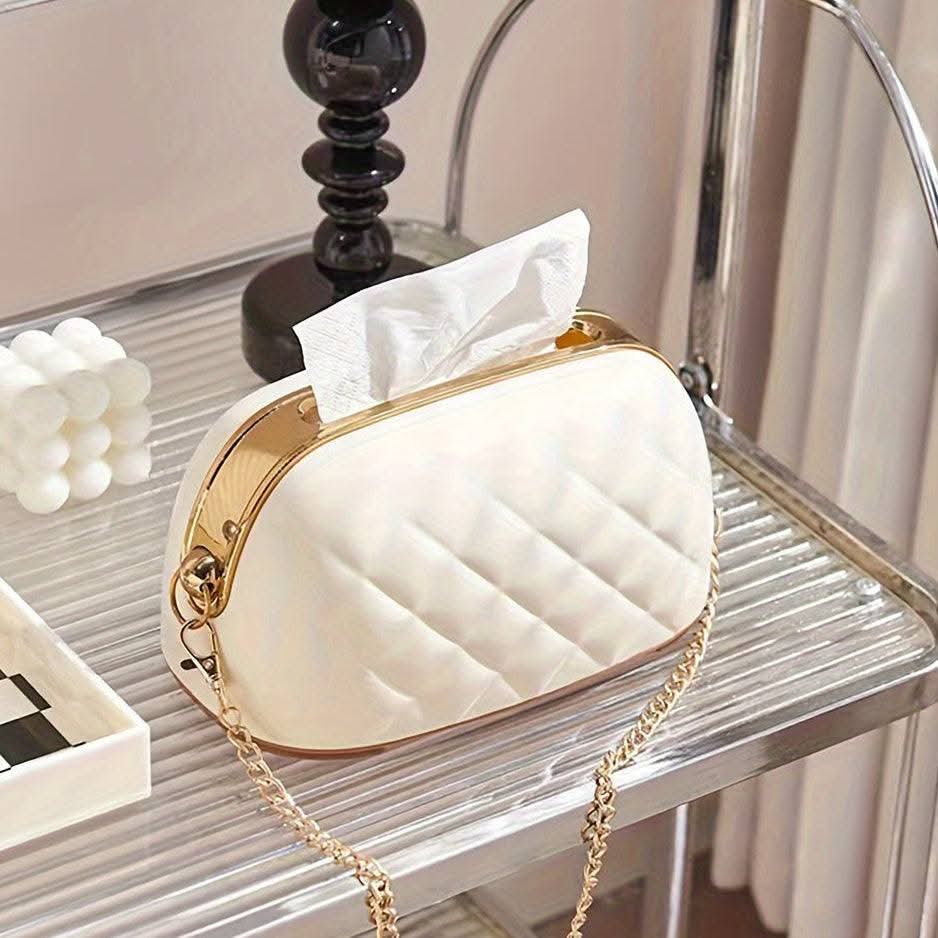 Hand Bag Style Tissue Box, Large Capacity