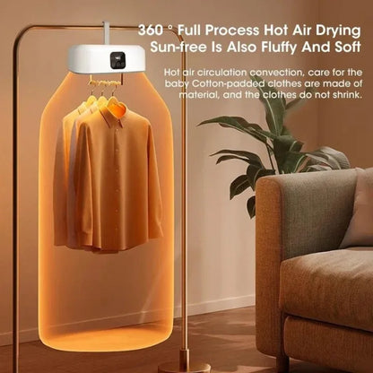 portable Electric Clothes Dryer With Digital Display