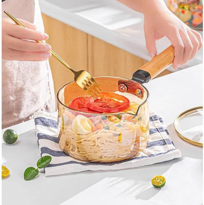 Non-Stick Cooking Lazy Pan Soup Wok (Glass)