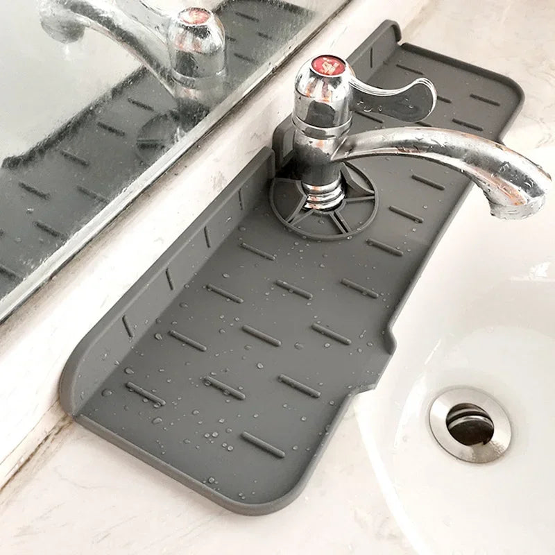 Kitchen Faucet Sink Splash Guard Silicone Sink Faucet Pad Sink Mat