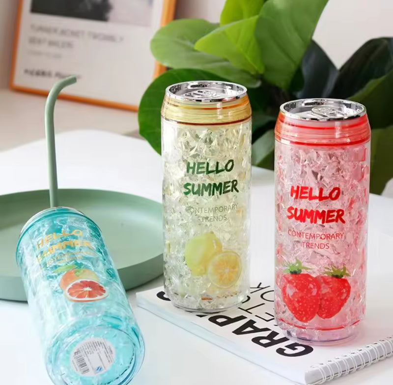 Hello Summer Double Wall Gel Freezer Can
