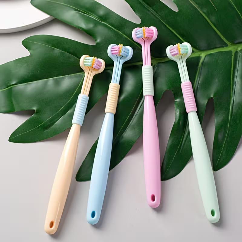 3 Sided Toothbrush Safety Toothbrush
