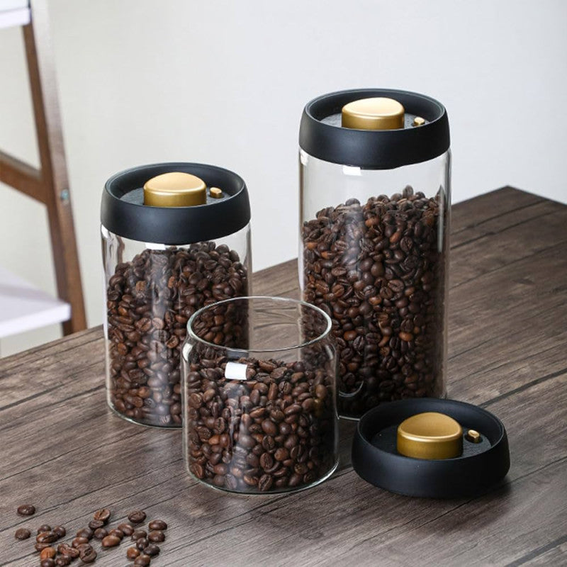 Modern Design Lock Airtight Glass Jars Multipurpose (3 Sizes Available)