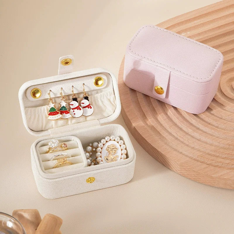 Portable Mini Travel Jewelry Organizer Box
