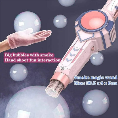 Elastic Smoke Effect Magic Bubble Wand Toy