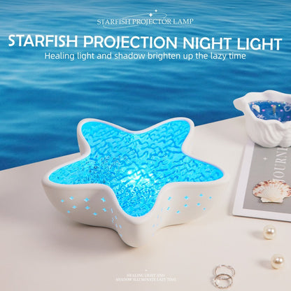 LED Starfish Galaxy Night Light – Dreamy Sky Projector