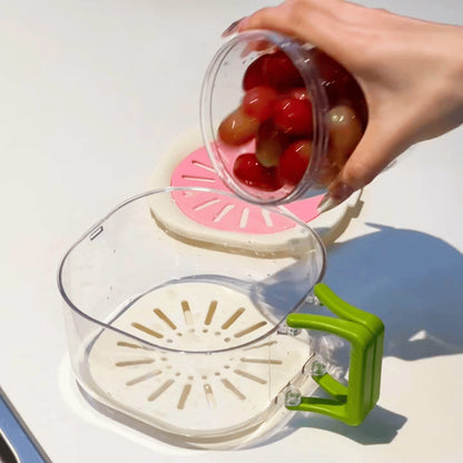Dust Proof Acrylic Drainer Bowl