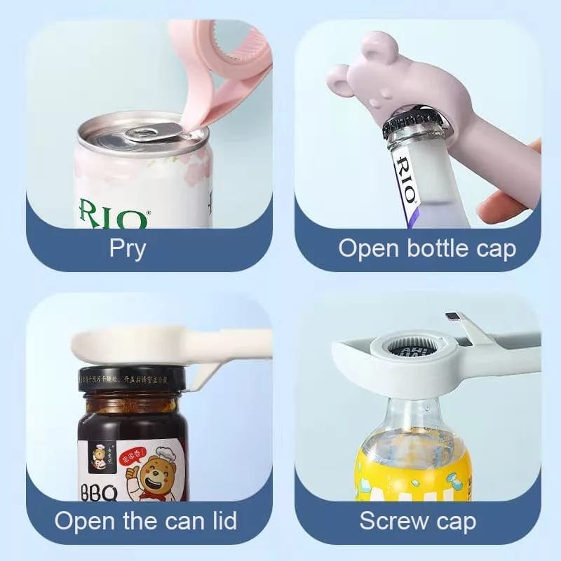 4 in 1 Multifunctional Bottle And Jar Opener