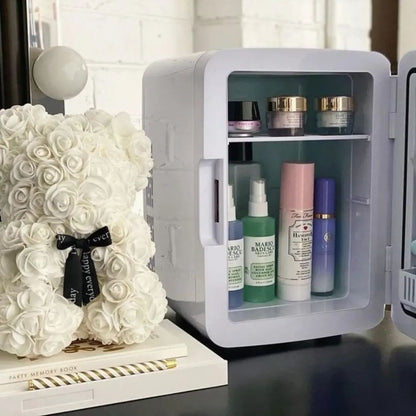 Mini Makeup Fridge :
AC/DC Cooler & Warmer for Beauty & Skincare | Home & Car Use