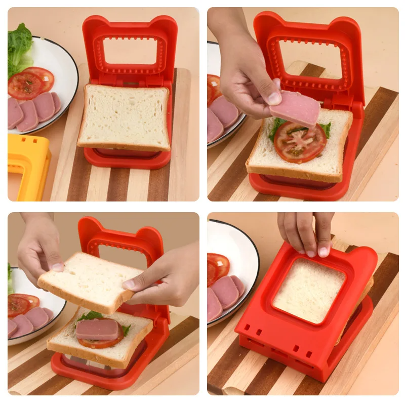 Cute Sandwich Bread Cutter & Sealer – Round & Square Shapes
