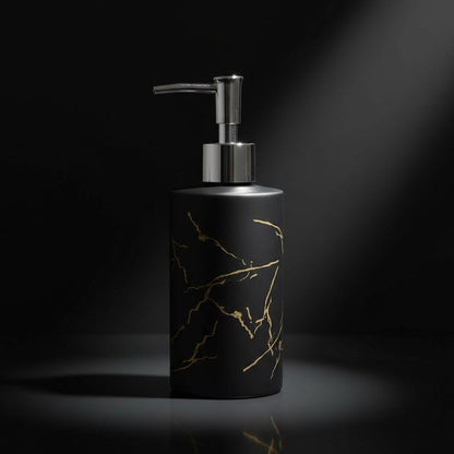 Thunder Design Glass Material Soap Pump Dispenser Set