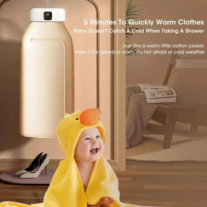 portable Electric Clothes Dryer With Digital Display