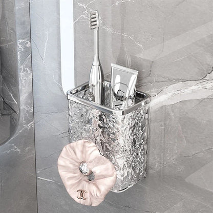 Luxurious Style Wall Mounted Toiletries Storage Holder