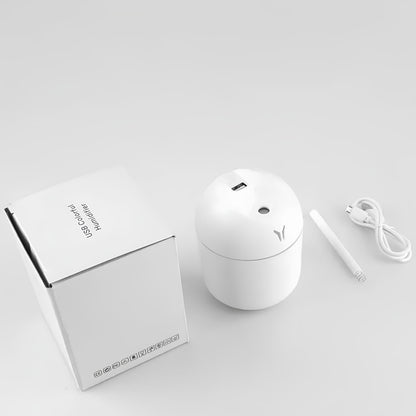 Portable Mini Air Humidifier – USB Desktop Humidifier for Car, Bedroom & Office