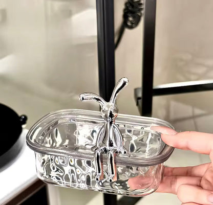 Acrylic Rabit Decor Soap Dish