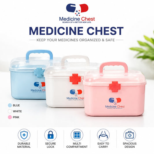 Medicine Chest Logo Heavy Quality Medicine Storage Box