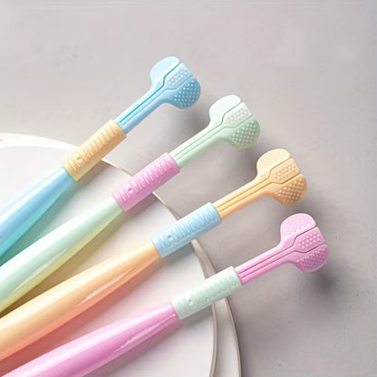 3 Sided Toothbrush Safety Toothbrush