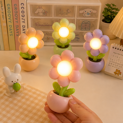 Mini LED Flowers Decorative Night Light