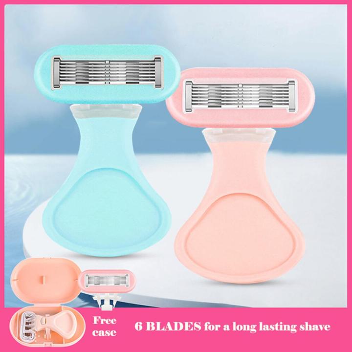 Women Safety Razor Stainless Steel Manual Beard Shaving Blades Body