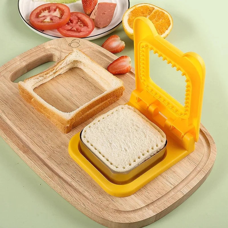Cute Sandwich Bread Cutter & Sealer – Round & Square Shapes