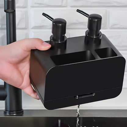 4 in 1 Manual Press Liquid Dish & Hand Soap Dispenser