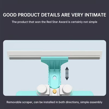 Telescopic Multifunction U Shaped Window Cleaning Wiper
