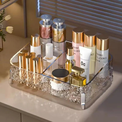 Acrylic Glacier Style Makeup Organizer