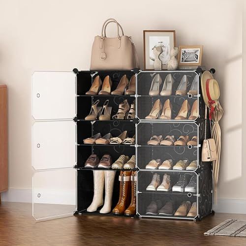 12 Layer Attachable Expandable Shoes Rack