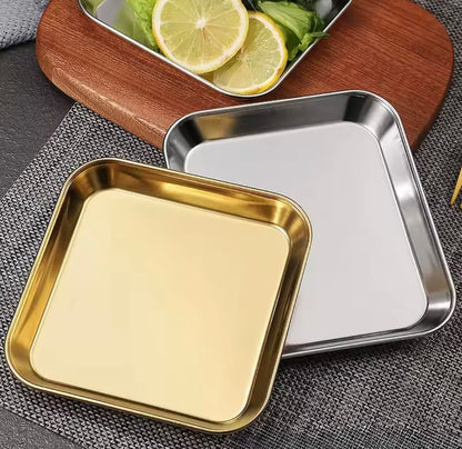 Golden Serving Dish