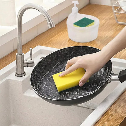 2-in-1 Kitchen Liquid Soap Dispensers With Integrated Sponge Holder