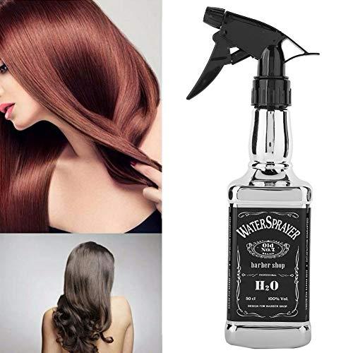 500ml Barber Shop Water Sprayer with Distinctive Whiskey-Bottle Style Label.
