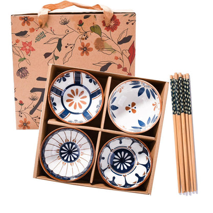 Creative Ceramic Porcelain Bowl Set (Box Packing)