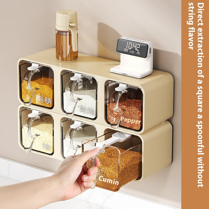 Wall Mounted Seasoning Spices Box