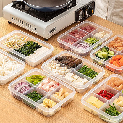 6 Portion Portable Refrigerator Food Storage Box
