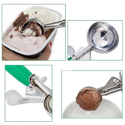 Stainless Steel Ice Cream Scoop Spoon