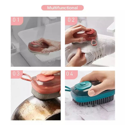 Multifunctional Cleaning Brush With automatic Liquid Soap Dispenser