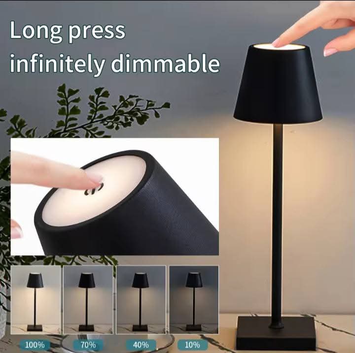 Metallic Touch Control LED Lamp