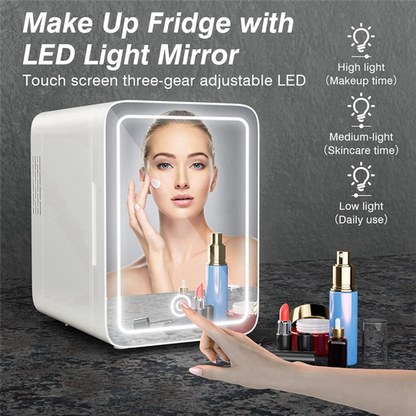 Mini Makeup Fridge :
AC/DC Cooler & Warmer for Beauty & Skincare | Home & Car Use
