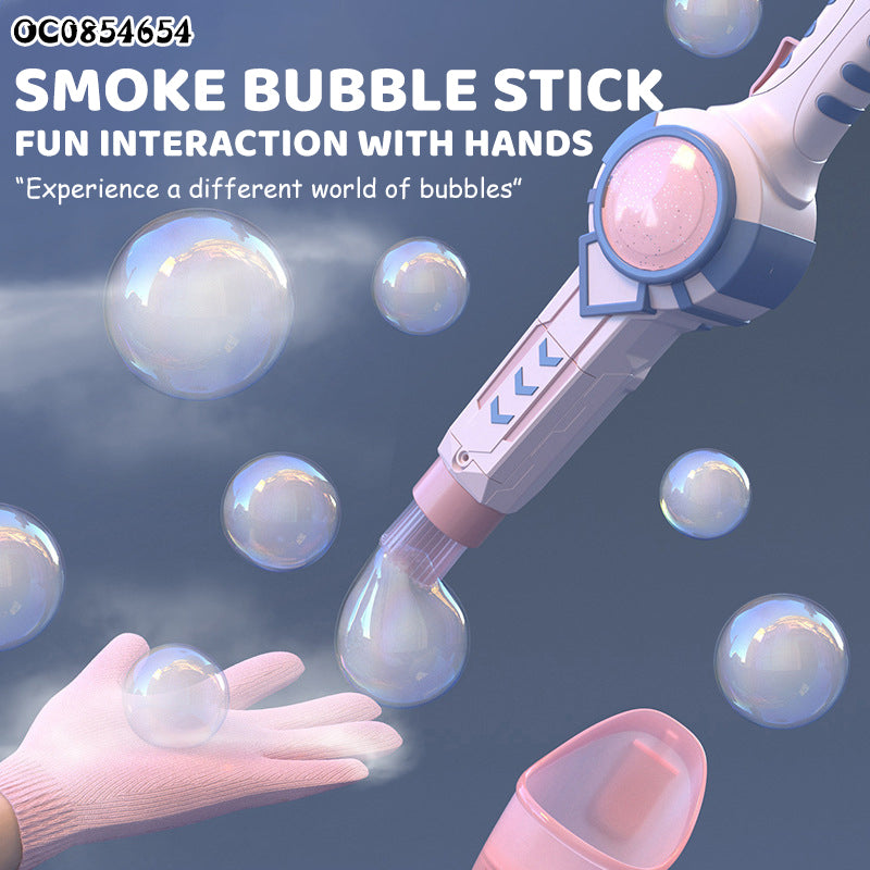 Elastic Smoke Effect Magic Bubble Wand Toy