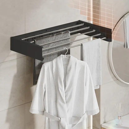 Wall Mounted Foldable Aluminum Drying Rack