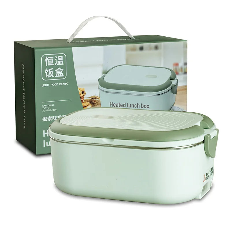 Electric Heated Lunch Box (Stainless Steel)
