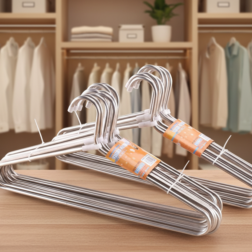 Stainless Steel Quality 10-Pieces Hanger