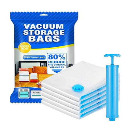 Vacuum Bag 4pcs With Hand Pump