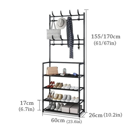 Multifunctional Coat & Shoe Rack